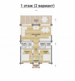 Дом из профилированного бруса VZ-329